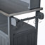 Banc de rangement avec roues verrouillables et huche-1326700088