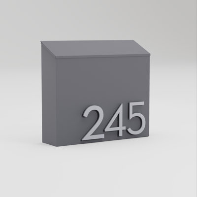 The Inbox Wall Mounted Steel Mailbox