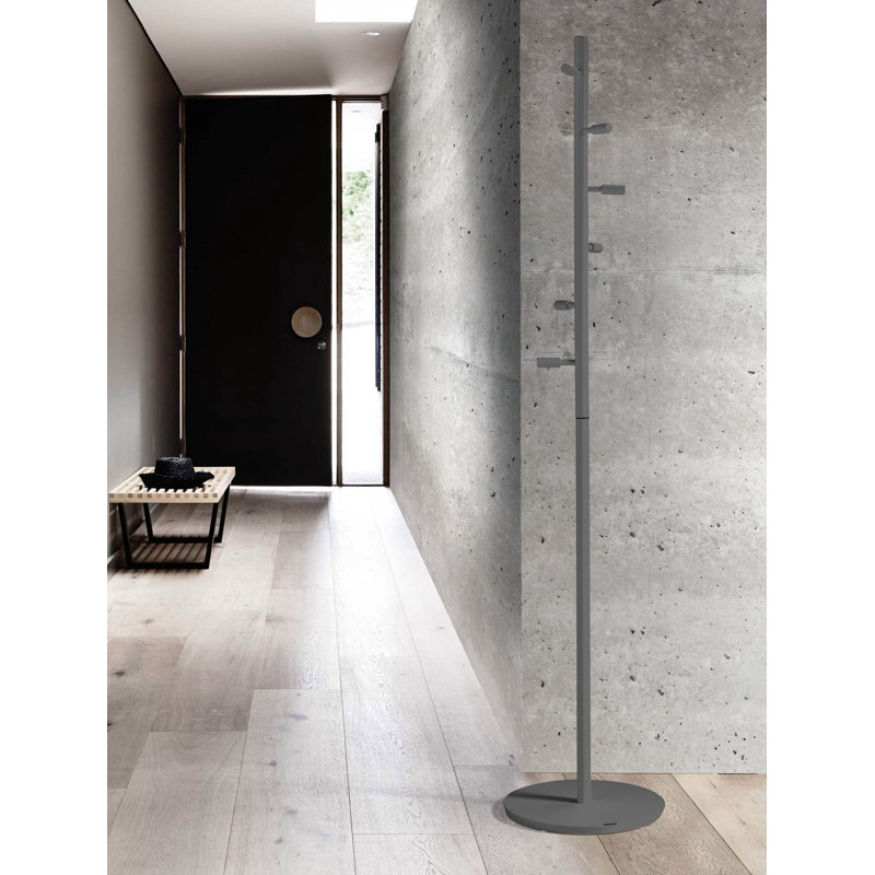 Hawkesbury Solid Wood Freestanding Coat Rack, Walnut