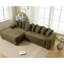 Coussin confortable en velours côtelé avec méridienne gauche et 8 coussins décoratifs pour le salon-1341830625-1341830653