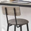 Ensemble de table de bar avec 2 tabourets de bar en polyuréthane avec dossier, L 43,31 po x l 15,75 po x H 35,43 po-356203781