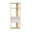 Bizzell 4 Tier Geometric Bookcase Modern Display Unit for Living Room or Home Office-1131720793-1131720792