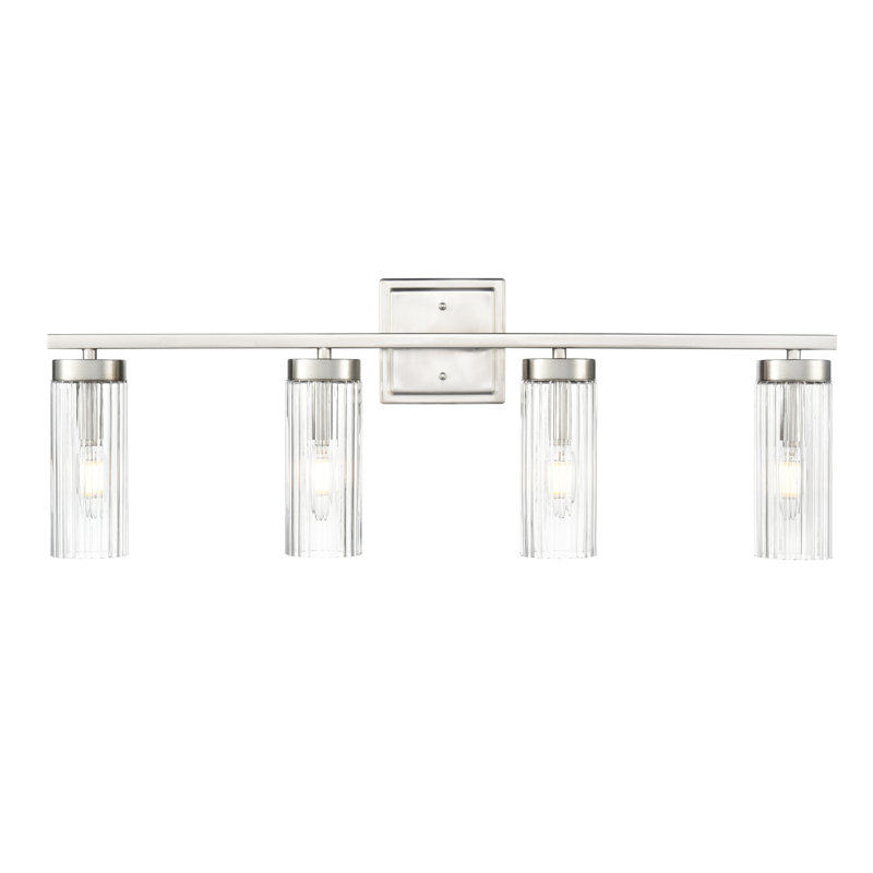 Turman 29.75" Wide 4-Light Vanity, Brushed Nickel