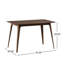 Ensemble de table de salle à manger 5 pièces avec une table en bois massif et 4 chaises rembourrées pour la salle à manger-1265336260