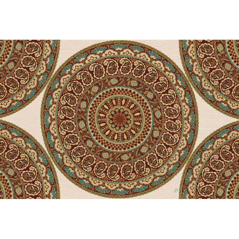 " Mandala Road I " Painting Print, 8" H x 12" W