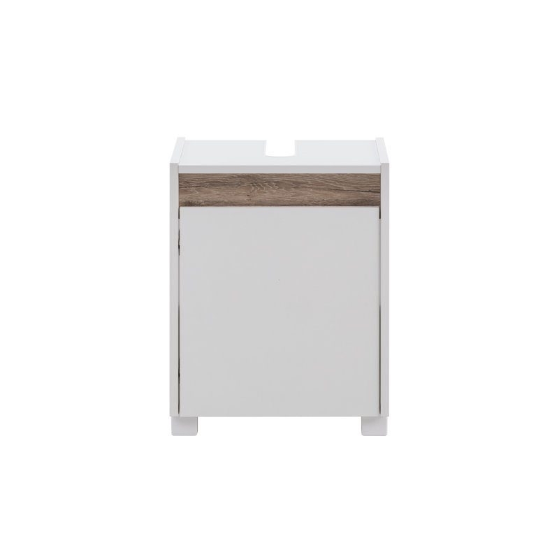 Jadus 42cm Single Bathroom Vanity Base Only, White