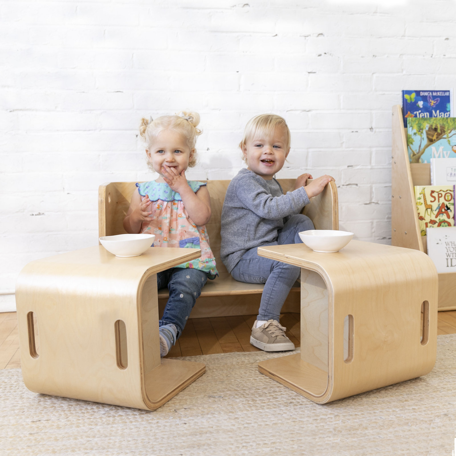 Bentwood Kids Table and Chair Set