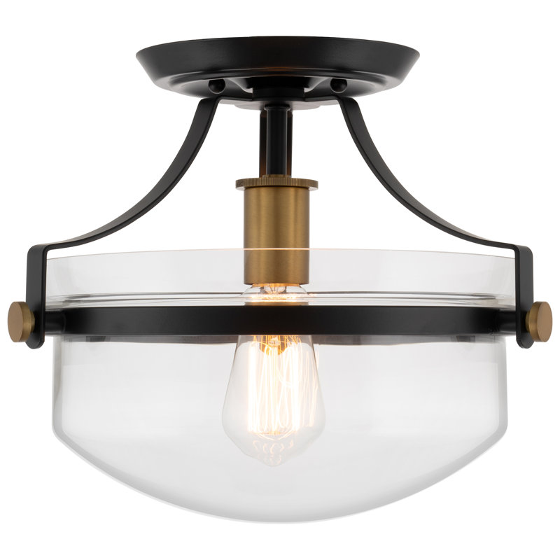 Plafonnier semi-encastré 1 lumière 12,25 po Kovac
