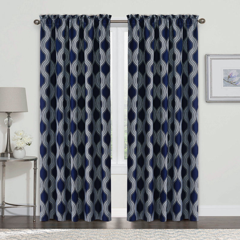 Semi Sheer Curtain Pair