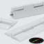 3x White Acrylic Piano Hinges 150 mm, Continuous Plastic Hinges