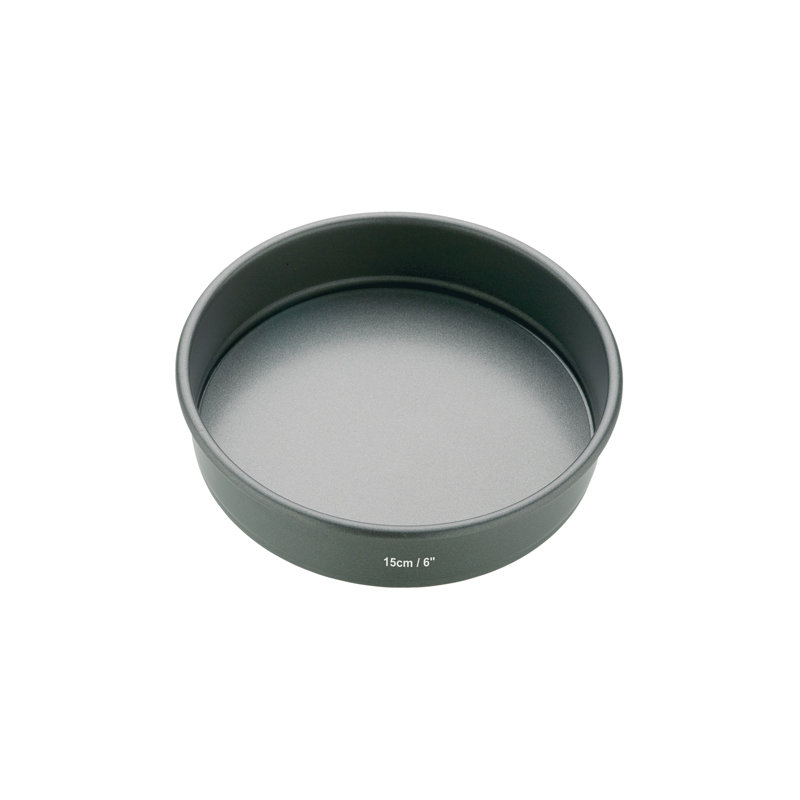 MasterClass Round Non-Stick Steel Cake Tin, 15 cm