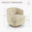 Fauteuil d'appoint pivotant 30 po Billingslee-1072793734