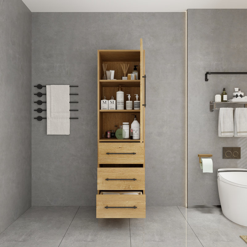 Victoria 20" Side Cabinet Freestanding, Oak