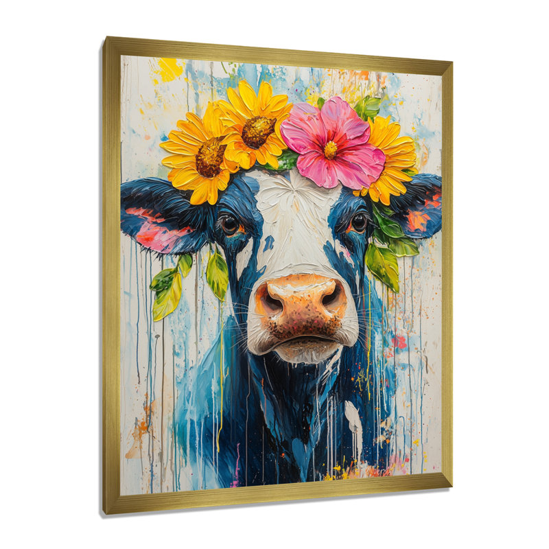 Keiichirou - animaux, impressions sur toile, H 20 po x l 12 po, Reproduction encadrée d'une seule photo, Doré