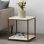 Table de bout en bois manufacturé l 20,1 po Kassel