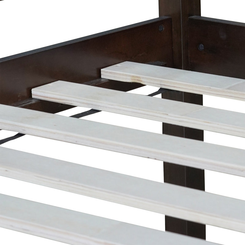 Lit mezzanine simple Orrtanna par Harriet Bee, Espresso, Double