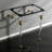 Kingston Brass Templeton Acrylic Console Sink Legs-31820062