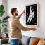Astronaut in Space Minimalist - Wrapped Canvas-1616193102-1616193111