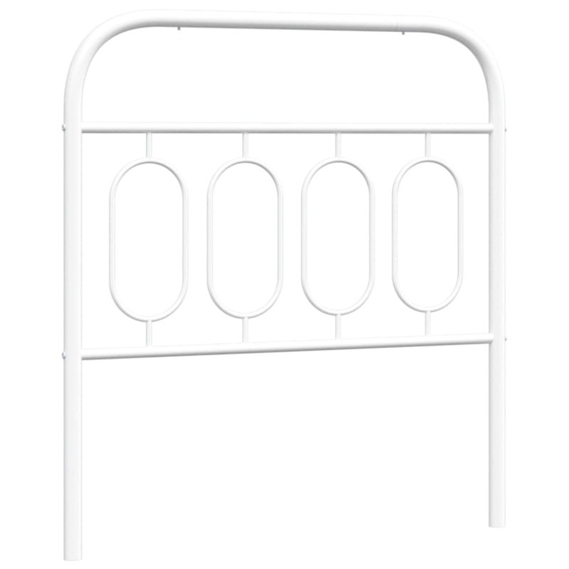 Argimiro Metal Headboard White 90 cm
