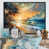 Black Floater Framed Canvas