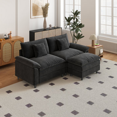 Chenier Double Sofa With One Foot Pedal