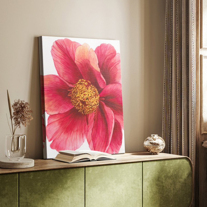 Arbre pivoine II - galerie Cavas sur mesure, H 18 po x l 12 po