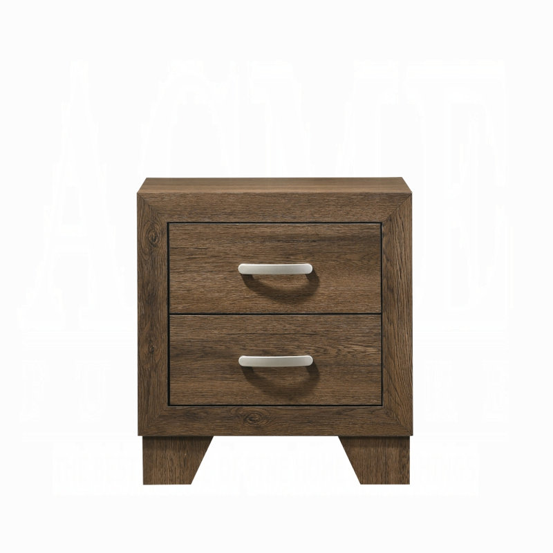 Table de chevet Miquell, Brun