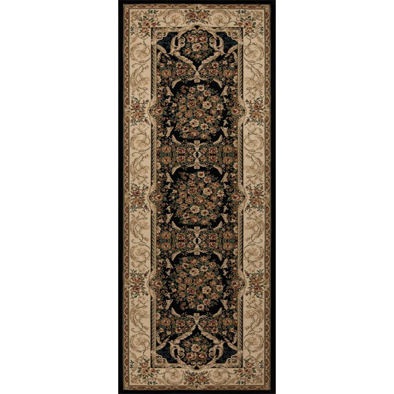Tapis classique à motif de médaillon Gorrono Collection