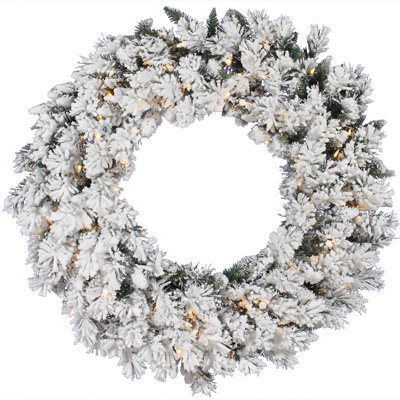 Couronne de neige artificielle