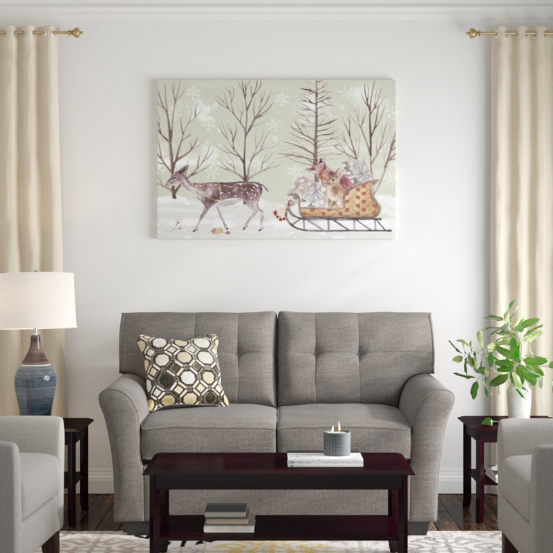 Christmas Time II by Melissa Wang - Wrapped Canvas Print, 81cm H x 122cm W