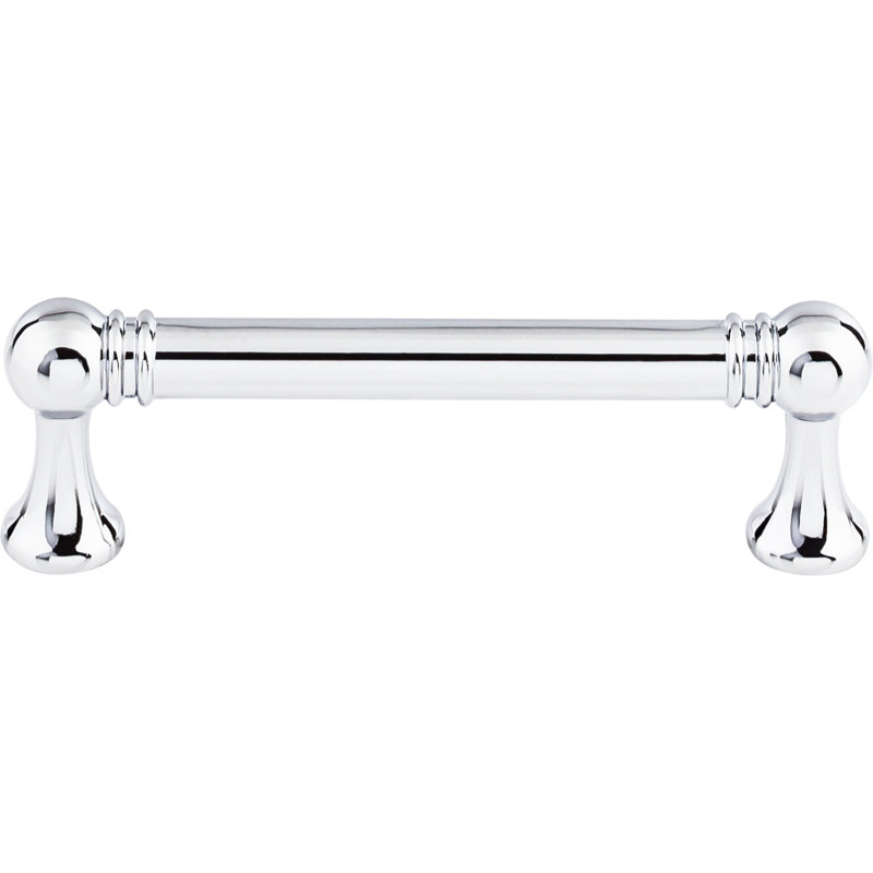 Kara 3 3/4" Center to Center Bar pull, Polished Chrome, 3 3/4"