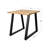 Khabib Solid Wood Top End Table Set