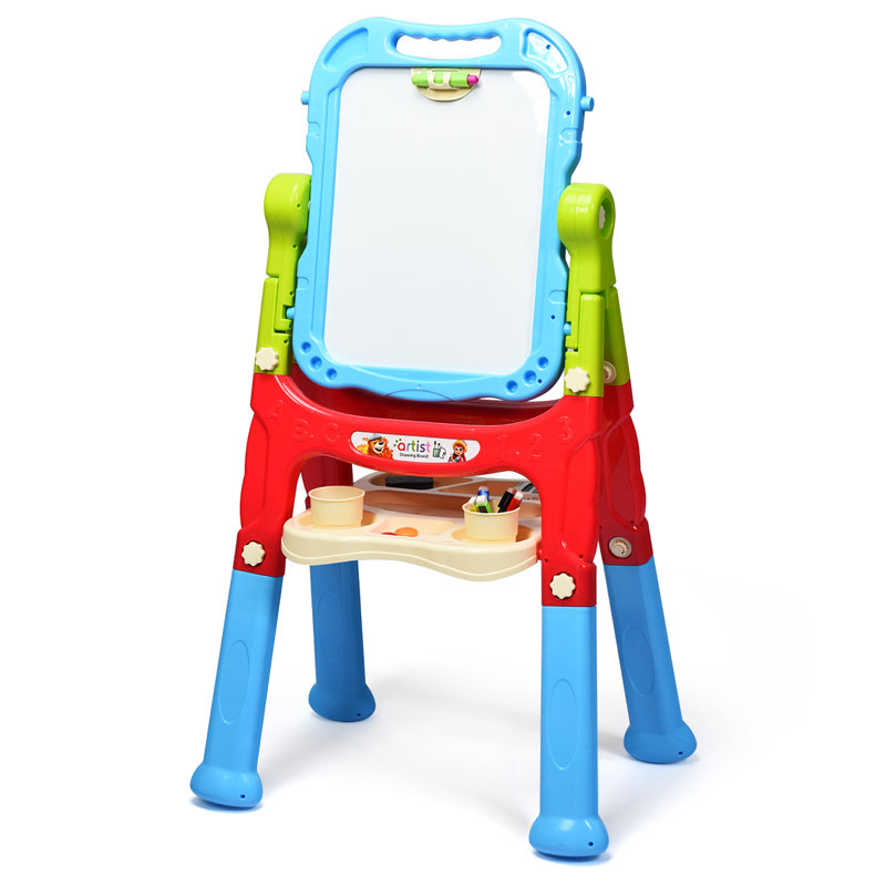 Corrales Freeport Park Folding Adjustable Plastic Board Easel