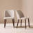 Upholstered Solid Wood Small Dining Chairs - Ergonomic Curve & Plush Padding for Multiple Spaces-1987746630