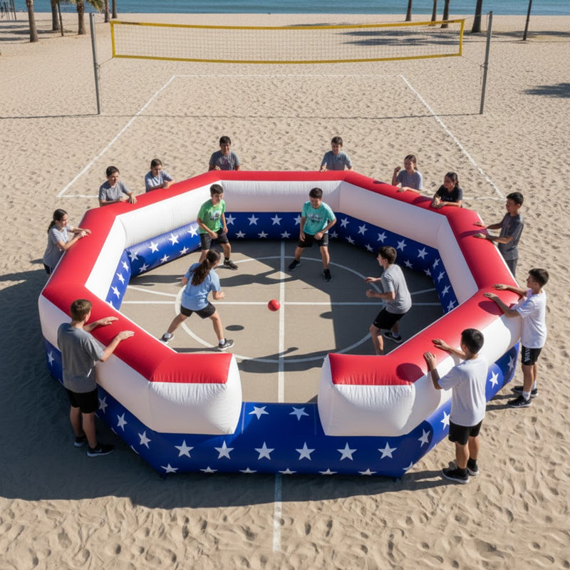 Fosse à balles gonflable Gaga de 15 pi avec souffleur Connsann - aire de jeu extérieure durable pour les fêtes d'enfants et de famille
