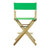 24" Folding Director Chair-19623352-19623356