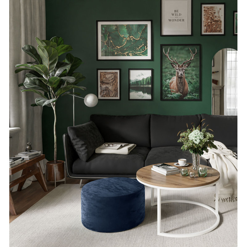 Harfateh Frame Coffee Table, Wotan Oak