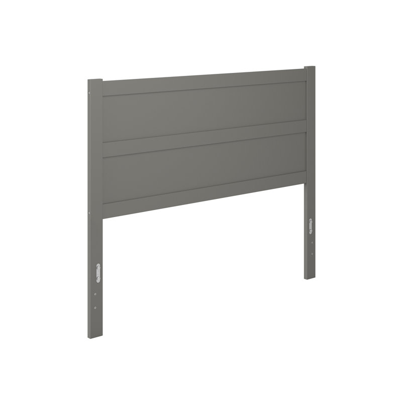Tête de lit en bois Alessio, Gris, Grand