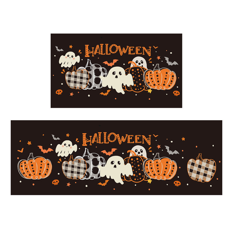 Tapis et tapis de cuisine d'Halloween