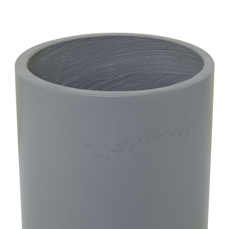 Robbins Pot Planter, Gray, 13.75" H x 11.85" W x 11.85" D