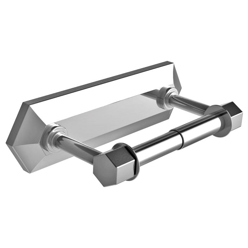 Wall-Mount Toilet Paper Holder, Polished Brass