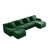 Ours en peluche vert
