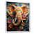 White Floater Framed