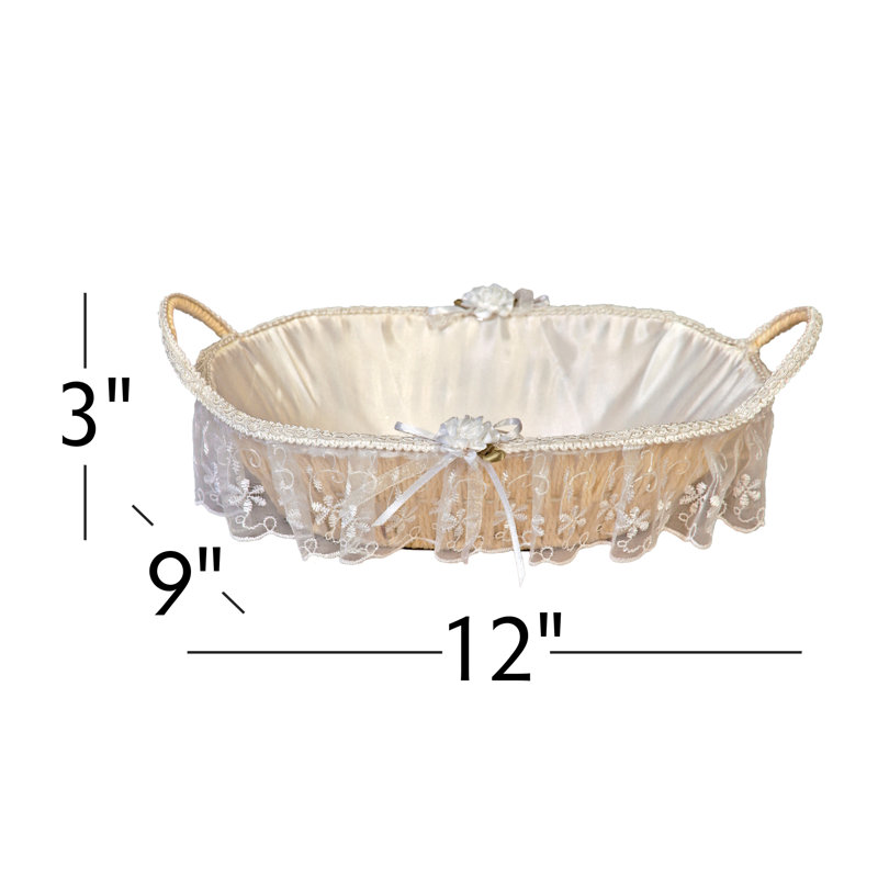 Panier à fleurs ovale