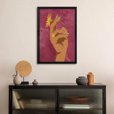 Fleur fumeuse - reproduction d'art mural - affiche de galerie