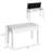 Piano Bench, Duet Piano Chair With Faux Leather Padded Cushion And Wooden Frame, Button Tufted Keyboard Bench, White-1813295598