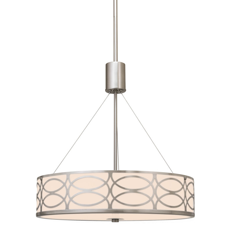 Lustre cylindrique unique à 3 lumières Aiava