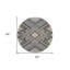 Tapis gris anthracite 8 po