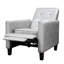 Fauteuil club inclinable manuel de 26,75 po de largeur en gris foncé