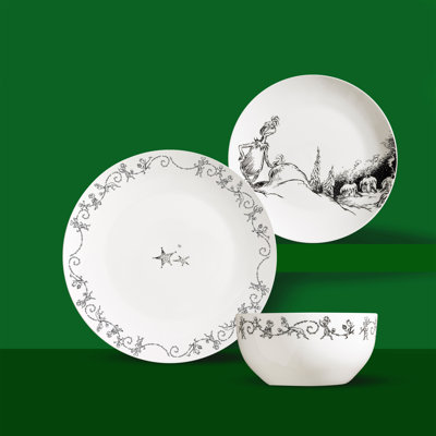 Piece Porcelain Dinnerware Set - Service for 4